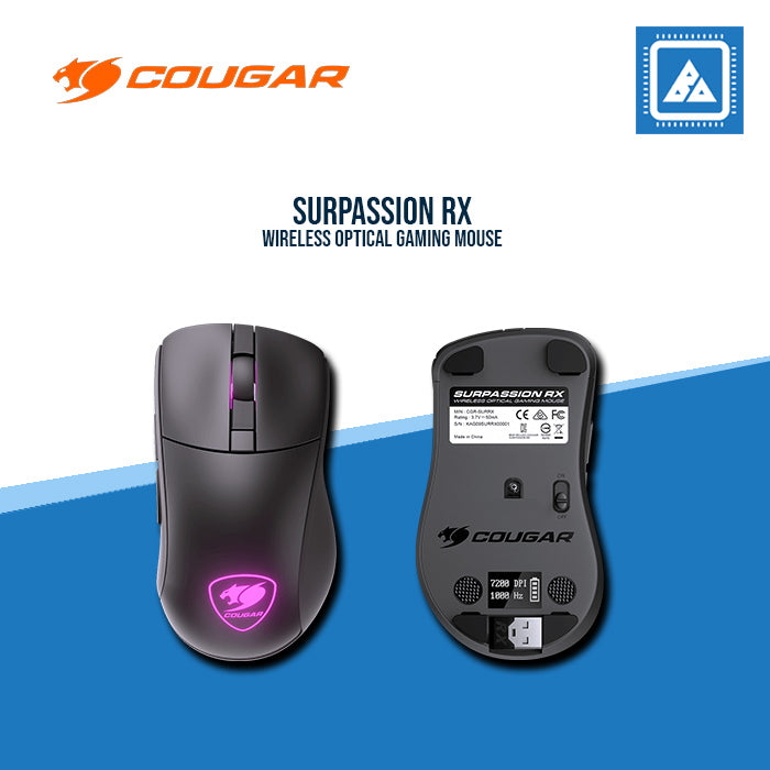 COUGAR MICE OPTICAL SURPASSION RX BLACK COUGAR MICE OPTICAL SURPASSION RX BLACK